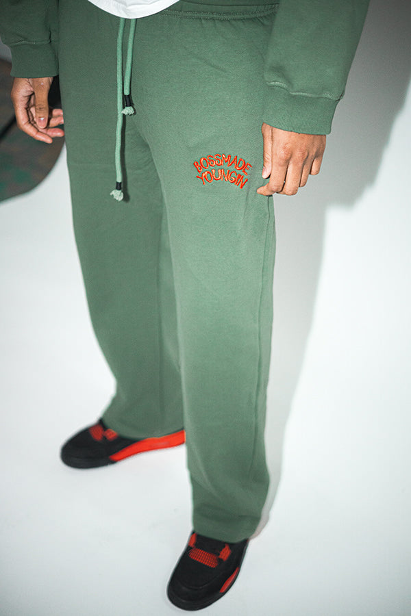 Bossmade Youngin sweatpants green